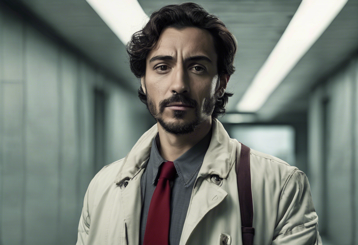 A high-resolution photo of Enrique Arce, who plays Arturo Román in the Netflix series 