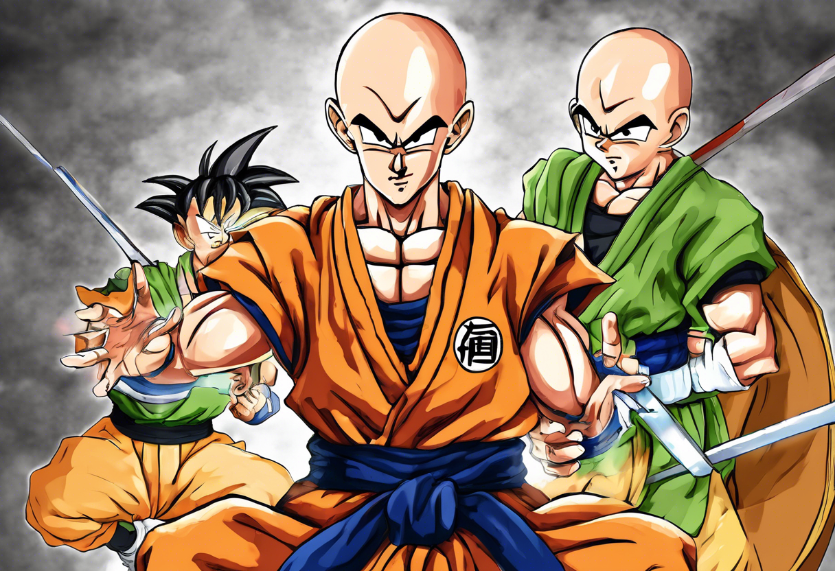 Tenshinhan vs. Jackie Chun